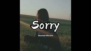 Sorry SlowedReverb  Justin Bieber [upl. by Anwahsar491]