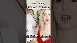 How To Sing Rosina’s Cavatina  Coloratura Technique howtosingopera coloratura [upl. by Sonia]