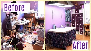 EXTREME Craft Room MakeoverDecluttering  Part 3 [upl. by Cathlene]