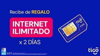 Cambiate a Tigo hoy conserva tu numero y recibe 12000 MEGAS  2 dias de Internet Ilimitado [upl. by Ellennahs]