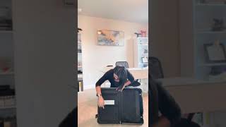 2021 Unboxing Luggage Review  Calpak x Jen Atkin  Carry On Trunk [upl. by Nirtiak]