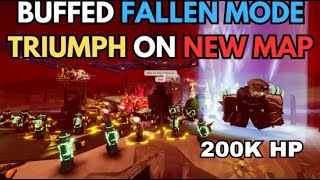 Duo Fallen Triumph on NEW WRECKED BATTLEFIELD II MAP Tower Defense Simulator [upl. by Denyse]