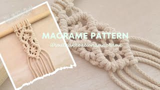 Macrame beginners friendly pattern  home decor 2024 viraltrending [upl. by Serle]