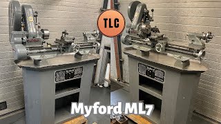 Myford ML7 Accessories Lathe Svarv Drehmaschine Tour Tornio [upl. by Nairot137]