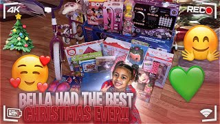 BELLA HAD THE BEST CHRISTMAS EVER🥰🤗I got a present👀🥰 [upl. by Ecnahc]