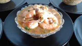 Ceviche de Camarones al Estilo Costeño Ecuatoriano Sólo en 7 minutos [upl. by Okun]