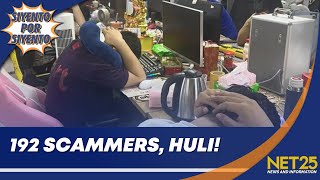 192 dayuhan na sangkot sa online scams nahuli sa Pasay [upl. by Eintruok]