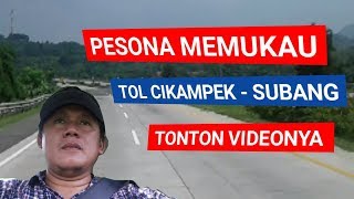 Perjalanan Di Tol Purwakarta Subang  Gerbang Tol Cikampek Subang [upl. by Ylrac]