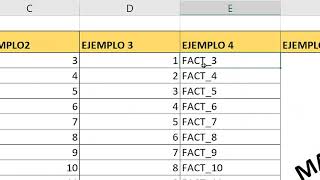 Como hacer numeración consecutiva en Excel 5 ejemplos distintos 2019 [upl. by Iturk]