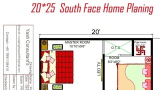 20X25 House Plan South Facing [upl. by Carew]