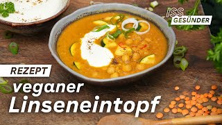 Rezept für Linseneintopf schnelles amp veganes Abendessen  AOK [upl. by Lemuel47]