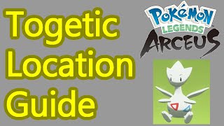 Pokemon Legends Arceus Togetic locations guide how to catch Togetic [upl. by Awjan744]