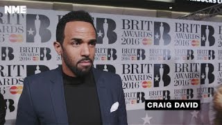 Brit Awards 2016 Craig David On Drake Collaboration And Future Plans [upl. by Llemor704]