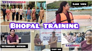 Bhopal training🩺veterinary doctor 👩‍⚕️ learning✅experience✌️lake🌄 views [upl. by Nyroc]