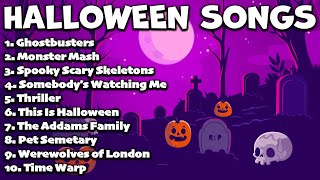 Clean Halloween Songs Playlist 🎃 Best Halloween Music of All Time [upl. by Keraj]