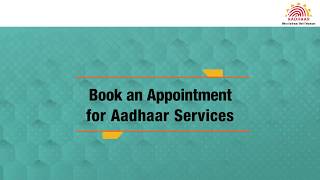 How to book online Appointment for Aadhaar Enrolment or Update on UIDAI Website [upl. by Nicks]