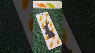 🥕🐰DIY BOOKMARK IDEAS🐰🥕bookmark diy art shorts [upl. by Yla]