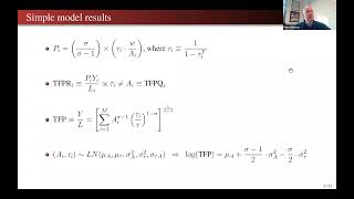 Lecture 4 Misallocation with Pete Klenow [upl. by Anival225]