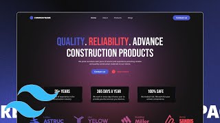 Learn Frontend Development And Tailwind CSS By Building a Landing Page  Part 4  The Gradient Blur [upl. by Drummond]