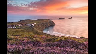 Rhossili Bay Beach Swansea Wales [upl. by Eillak]