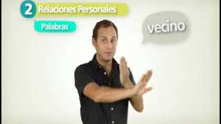 VIDEO DICCIONARIO LENGUA DE SEÑAS TOMO 1 MODULO 2 Relaciones personales palabras frases [upl. by Friedman]