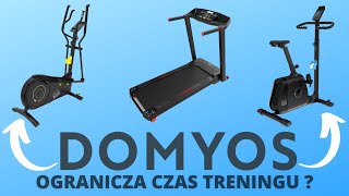 DOMYOS ORGRANICZA CZAS TRENINGU NA BIEŻNIACH ROWERACH i ORBITREKACH  CO JEŚLI TRENUJESZ DŁUŻEJ [upl. by Pompei]