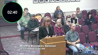 Josephine County Commissioners Hold Public Hearing on Rural Fire District Formation [upl. by Ecyal]