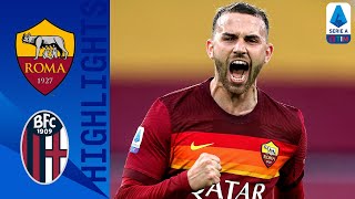 Roma 10 Bologna  Mayoral’s Firsthalf Goal Earns Roma a Crucial Three Points  Serie A TIM [upl. by Anna-Maria]