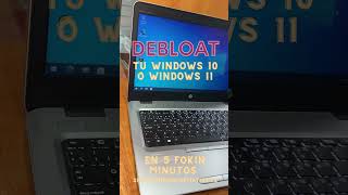 Guia Debloat Chris titus Windows 10 y Windows 11 [upl. by Amato]