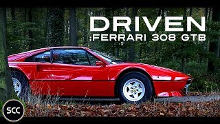 FERRARI 308 GTB 1980  Test drive in top gear  V8 engine sound  SCC TV [upl. by Penni]