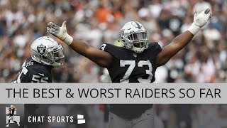 Raiders Report The 3 Best amp Worst Oakland Raiders Players Entering The Week 7 Bye [upl. by Ecraep]