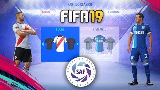 FIFA 19  KITS amp RATINGS SUPERLIGA ARGENTINA [upl. by Edlihtam]