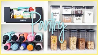 ORGANIZE  Elles Amazing Pantry Makeover [upl. by Euqinomahs67]