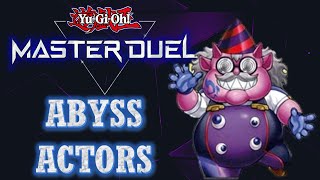 Yugioh Master Duel Abyss Actors Deck 2022 [upl. by Togram84]