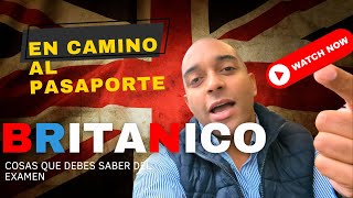 Latino en Inglaterra Exámen para el pasaporte Británico  londressinvisalsv [upl. by Grimonia]