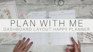 Plan With Me  Happy Planner Dashboard Layout  January 16 2024 [upl. by Westbrook]