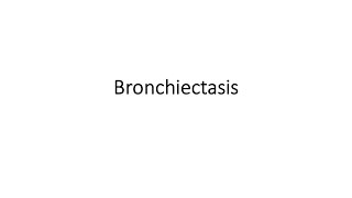 Bronchiectasis [upl. by Nimzaj]