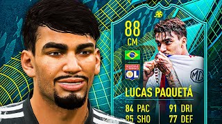 BETTER THAN AOUAR 🤔 88 MOMENTS PAQUETA PLAYER REVIEW  FIFA 22 Ultimate Team [upl. by Erdnaek]