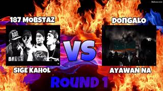 187 Mobstaz vs Dongalo  Round 1  RapGame sa Pinas [upl. by Rivy799]