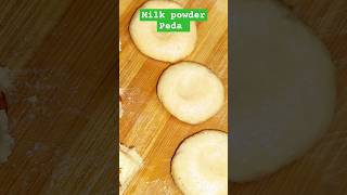 Milk Powder Peda  Milk powder Milk cake  Milk powder recipes shorts shortsfeed ytviral [upl. by Granniah]