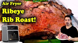 Perfect Ribeye Rib Roast Steak in Air Fryer  Juicy and Tender [upl. by Lyram]