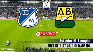 MILLONARIOS VS BUCARAMAGA En Vivo  Copa Betplay 2024 Octavos ida [upl. by Woll]