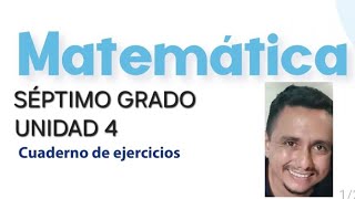 PROBLEMAS DE APLICACIÓN CUADERNO DE EJERCICIO NUMERAL 1 UNIDAD 4 [upl. by Aninahs]