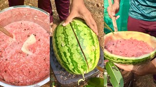 WATER MELON MILK SARBATH  one minute recipe by food ward fyz shorts [upl. by Ellenrahc]