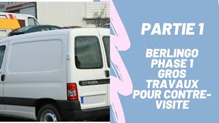 Citroen Berlingo face 1une avec contrôle technique désastreux [upl. by Drucilla]