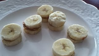 Recettes de bouchées de banane et beurre de cacahuète  DIY Cuisine  Guidecentral [upl. by Leola]