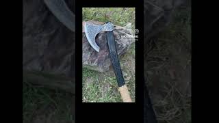 Handmade Queen axe bearded axe custom gifts long viking axe Fathers day gifts for dad him [upl. by Lalaj882]