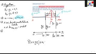 MATHEABI STOCHASTIK HYPOTHESENTEST ZWEISEITIG [upl. by Spaulding431]