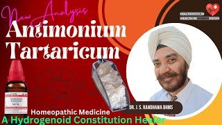 Antimonium Tartaricum The Hydrogenoid Constitution Healer  Homeopathic Medicine  Antim Tart [upl. by Fanchon]