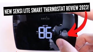 Sensi Lite Smart Thermostat Review New 2023 Model [upl. by Romulus671]